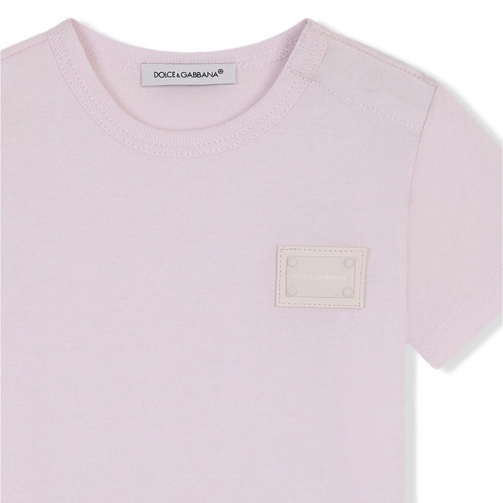 DOLCE & GABBANA PINK TSHIRT 6/9M - Picture 6 of 6